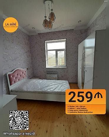 LA MİNİ yataq dəsti - Yataq ölçüsü: 160 × 200 sm - Matras: 1 ədəd