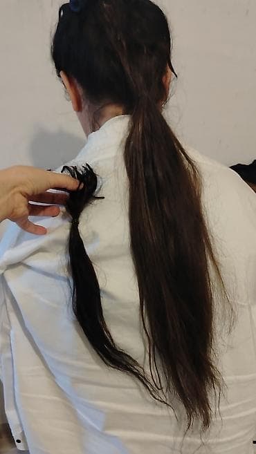 la parretta white: Krasqalidi saç içində qarışıq rəngler var sarı qara karicnivi 60sm bir — 2