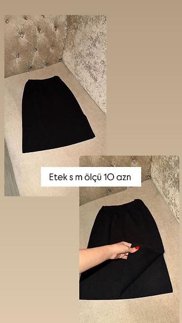 Qadın ətəkləri – müxtəlif modellər və ölçülər 1) Denim ətək - Rəng — 10