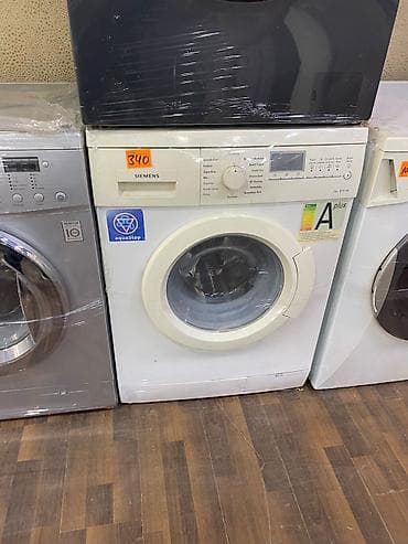 Siemens önyükləməli paltaryuyan maşın - Yük həcmi: 7 kq - Enerji