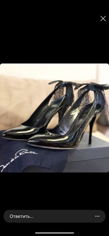 tangetka ayaqqabilar: Tuflilər, Ölçü: 39, rəng - Qara, İşlənmiş — 1