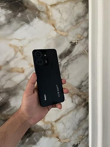telefonlar yeni: Redmi 13C, 128 GB, rəng - Qara, Barmaq izi, Face ID — 8
