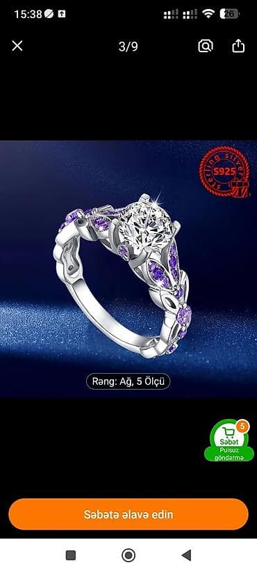 reng deyisen uzuk: Üzük, Gümüş — 1