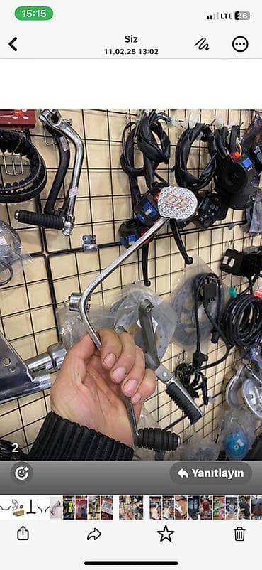 bmw e46 mator: Moped/Motosiklet üçün sürət dəyişmə (qear) pedalı - Material: möhkəm — 1