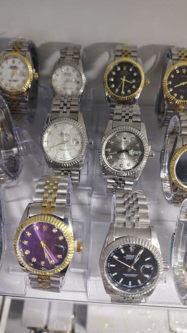 cütlük qolbaq: Yeni, Qol saatı, Rolex, rəng - Mavi — 11