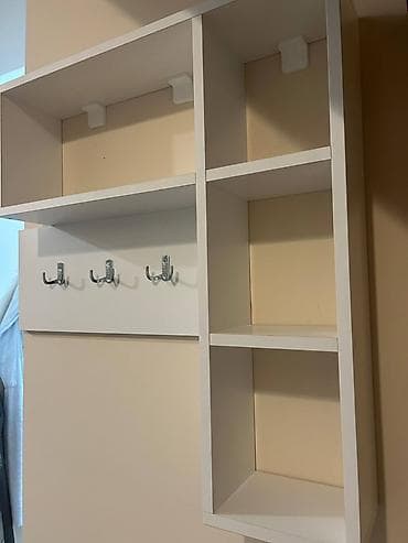 ağ şkaf: Вешалка с полками Letta Votan 78x16x101см — 1