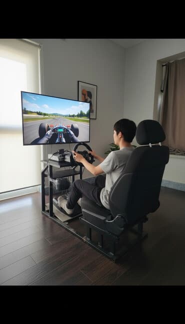 taxta biti nece mehv etmek olar: Oyun guşəsi və simulyator seti – Böyük divara quraşdırılmış LED TV — 1