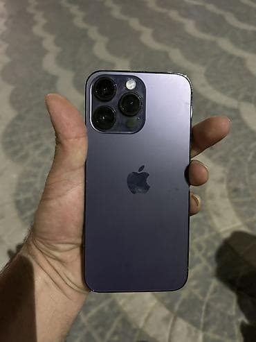 iphone 15 pro max nece manatdir: IPhone 14 Pro Max, 128 GB, Deep Purple, Face ID — 2