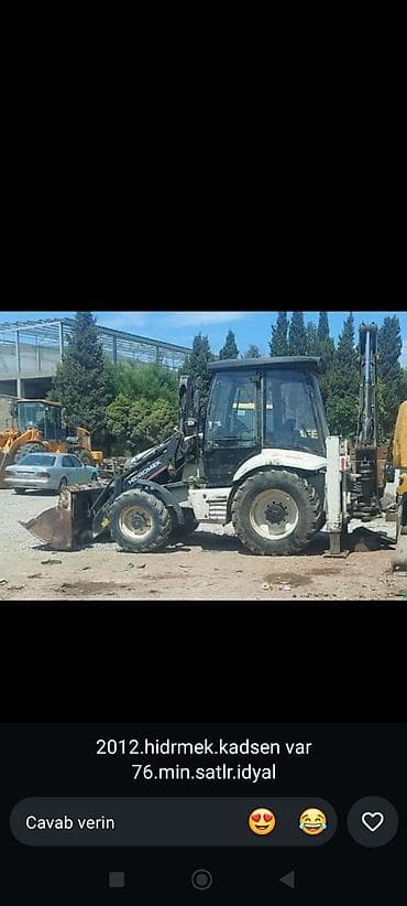 mini kran: Hidromek ekskavator-yükləyici, 2012 il. - Marka/model: Hidromek — 1