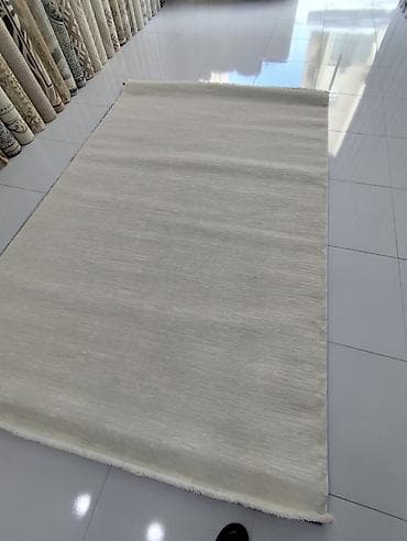 kovralit: Müasir dizaynlı xalça - Rəng: boz tonlarda abstrakt naxış; əlavə — 6