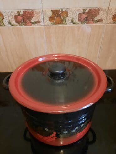 unique qazan desti: Qazan, rəng - Qara, 5-dən çox l, 26 sm — 3