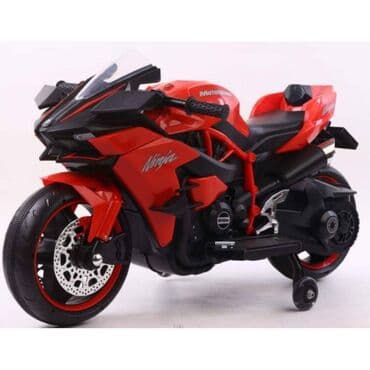 uşaq ücün maşınlar: Ninja H2 İdman tipli usaq elektro motosikleti, Musiqi Sistemli Əl — 3