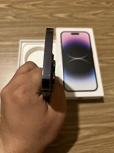 iphone dubai variant: IPhone 14 Pro, 256 GB, Deep Purple, Face ID — 2
