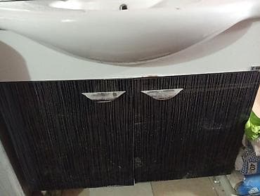 skaf paltar: Hamam üçün dolablı əl-üz yumaq üçün “tumbalı” rakovina dəsti — 4