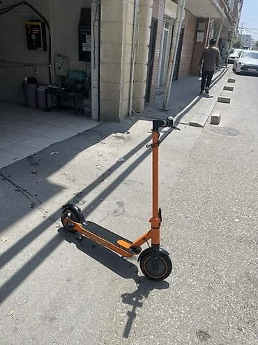 samokat az: Elektrik skuter – narıncı rəng - Şəhərdaxili gediş-gəliş üçün yığcam — 2
