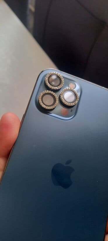 apple 13 pro max qiymeti: IPhone 12 Pro Max, 256 GB, Blue Titanium, Barmaq izi, Face ID, Simsiz şarj — 1