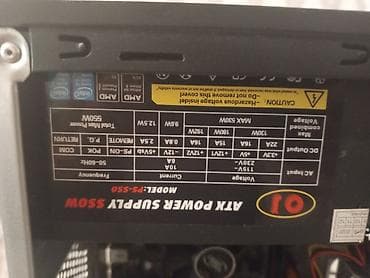 komputer windows 7: ASRock 960GM-VG53 FX RX 580 8GB HDD 500 GB 10 GB RAM Gida bloku 550 — 4