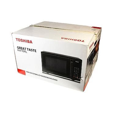 Mikrodalğalı sobalar: Mikrodalğalı soba Toshiba, Ayrıca dayanan, Mikrodalğalar ilə, rəng - Qara, Yeni — 2