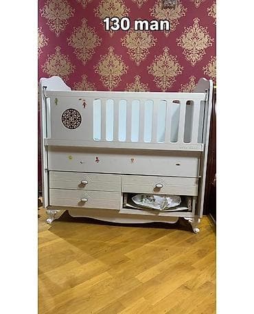 intex matras: Uşaq beşiyi – “Baby Mood” modeli - Rəng: ağ - Yan tərəfi sürüşkən — 1