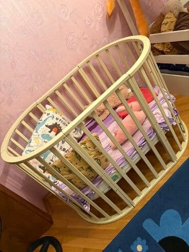 tuya ağacı: Oğlan və qız üçün, Yumru, Beşik, Dəst ilə, Matras ilə, Yellənmə mexanizm ilə — 2