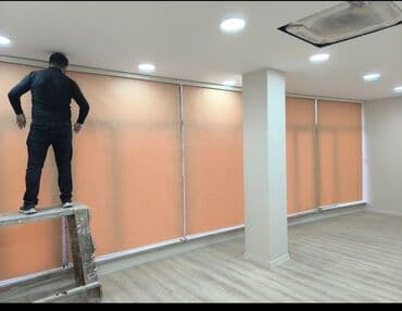 Bayram məhsulları: Jalyüz pərdə - Model: zebra və rulon jalüzi - Rənglər: boz teksturalı — 2