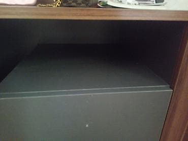 qoz: İş/Stol dəsti – divar dolabı - Material: MDF/LDSP kombinasiya, qoz — 6