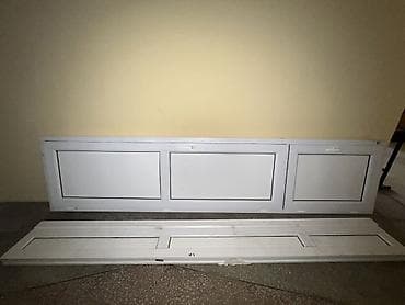 pendir: PVC plastik pəncərə panelləri və açılan tağlar - Material: ağ rəngli — 2