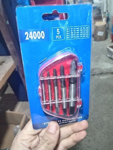 Qırılmış vint çıxarıcı dəst – 5 ədəd Məhsul təsviri: - Qırılmış