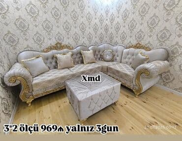 i̇şlənmiş divanlar: Künc divan, Yeni, Açılmayan, Bazasız, Parça, Şəhərdaxili pulsuz çatdırılma — 4