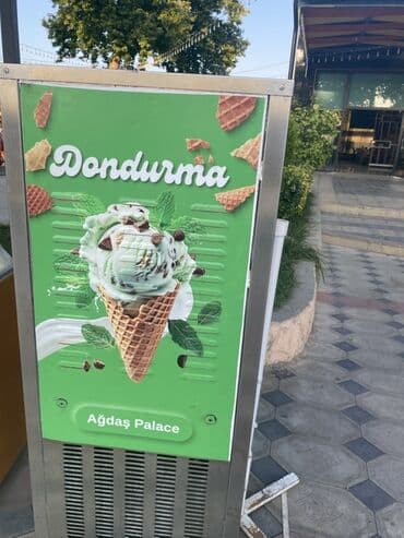 döner aparatı: Paslanmayan poladdan hazırlanmış, ikiqat dadlı dondurma hazırlamaq — 2