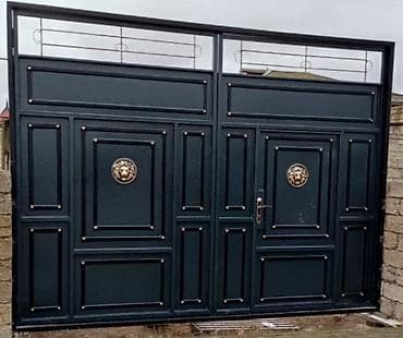 col qapi: Metal darvaza və giriş qapıları – fərqli dizaynlar - Material: qalın — 9