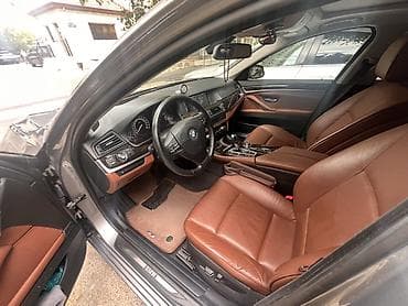 bmw 528: BMW sedan – salon və avadanlıq təsviri - Dəri salon: qəhvəyi rəngli — 2