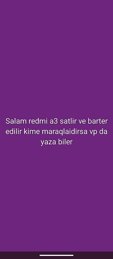 resmi note 9: Redmi A3, 128 GB, rəng - Qara, İki sim kartlı — 1