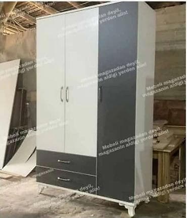 3 Qapi Dolab Hazirda Elde var. Reng secimleride var. Istediyin reng