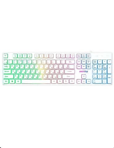 SmartBuy ağ rəngli tam ölçülü klaviatura - Arxa işıqlandırma: RGB lalafo.az -da SmartBuy ağ rəngli tam ölçülü klaviatura - Arxa işıqlandırma: RGB