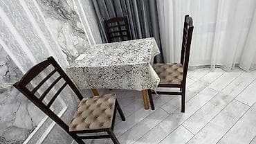 ustullar: Mətbəx üçün, Açılmayan, Kvadrat masa — 2