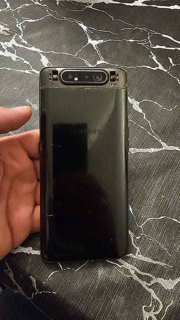 Samsung Galaxy A80, 128 GB, rəng - Qara, Barmaq izi