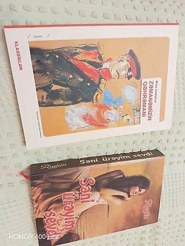 Kitablar və jurnallar: Kitab dəsti – 2 roman 1) “Zamanəmizin qəhrəmanı” – Mixail Lermontov - — 1