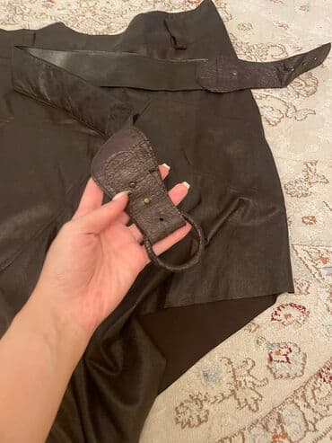 dəridən qadın ətəkləri: Vintagedir bahaya alinib — 5