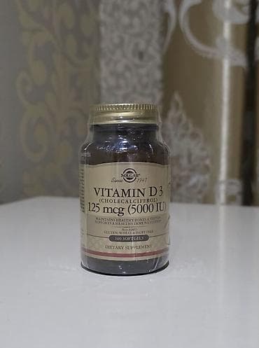 rende: 🇺🇸 ABŞ istehsalı – Solgar Vitamin D3 5000 IU ☀️ Solgar dünyanın — 2