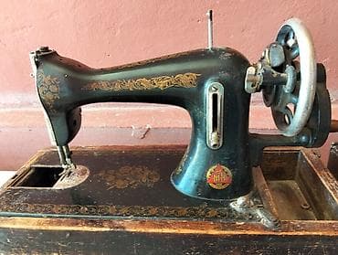 24 velosiped satilir: Antik mexaniki tikiş maşını - Klassik əl çarxlı (volanlı) model - — 1