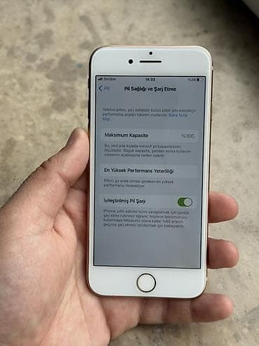 iphone apple 5s: IPhone 8, 64 GB, Desert Titanium, Simsiz şarj — 3