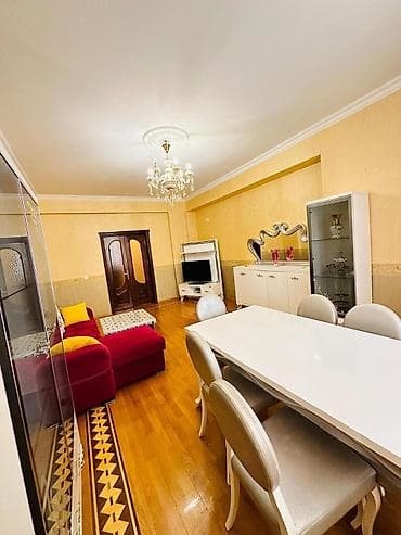 studio menziller: İcarəyə verilir 3 otaqlı yeni tikili 125 m², 8 Noyabr m. Kateqoriya — 5