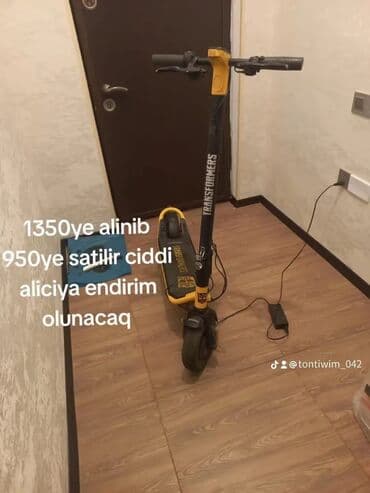 2 cı el elektrikli scooter: Elektrikli skuter – “Transformers” temalı dizayn. Xüsusiyyətlər: - — 1
