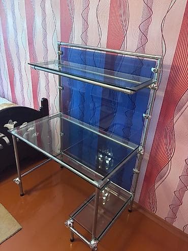 Düz masa, Polkalı, Siyirməsiz, Metal, Zəmanətsiz, Kredit yoxdur