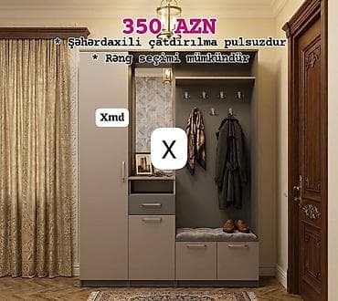 perla dolab: Dəhliz üçün funksional giriş dolabı dəsti - Qiymət: 350 AZN (şəkildə — 1