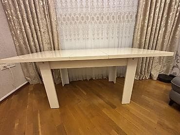 Гостиный стол, Новый, Раскладной, MDF, Прямоугольный стол — 9