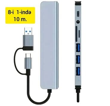 Çoxfunksiyalı KART OXUYUCU ADAPTERİ. SD, TF, CF kartları, eləcə də — 21