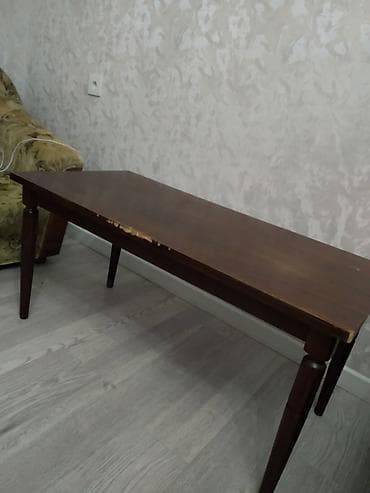 kuxna stolları: Düz masa, Açılmayan, Təkərsiz, Taxta, Zəmanətsiz — 2