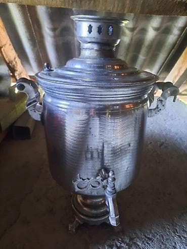 tecili satilan ucuz esyalar: İşlənmiş Od Samovar, 5 l, Ödənişli çatdırılma — 2